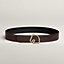 Tete de Cheval belt buckle & Reversible leather strap 38 mm, view 2 of 2
