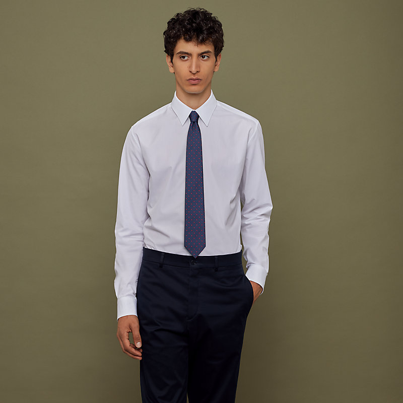 hermes tie suit