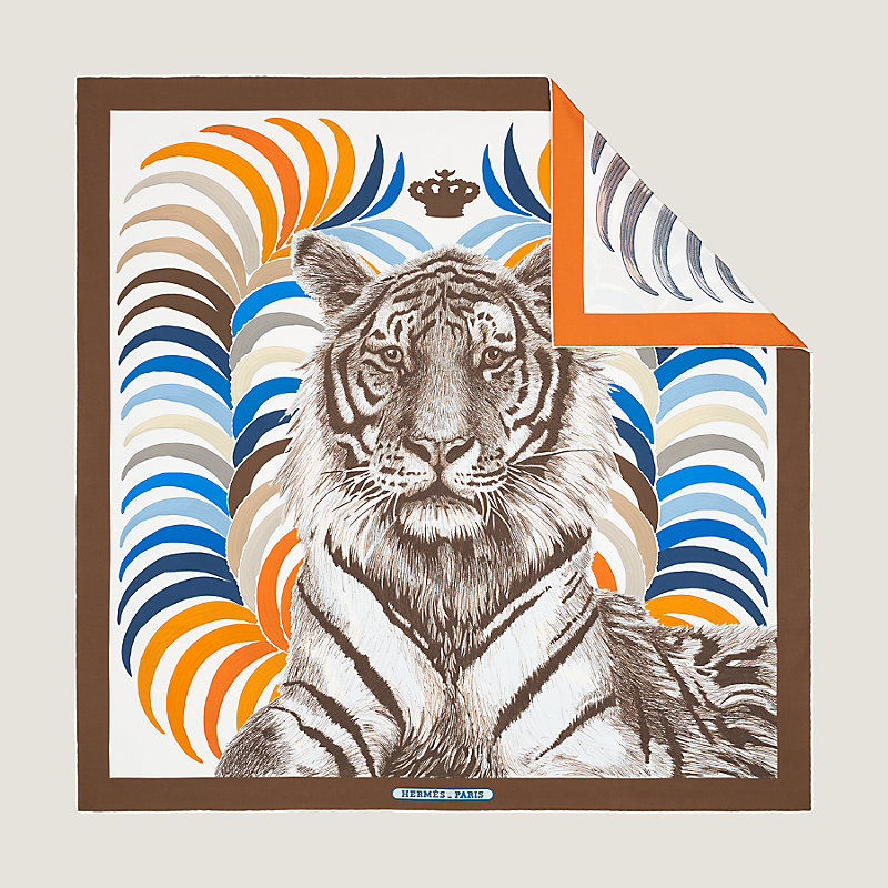 Tigre Royal double face scarf 90