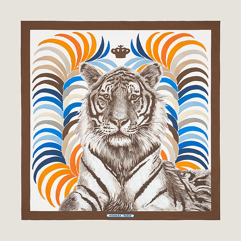 Tigre Royal double face scarf 90