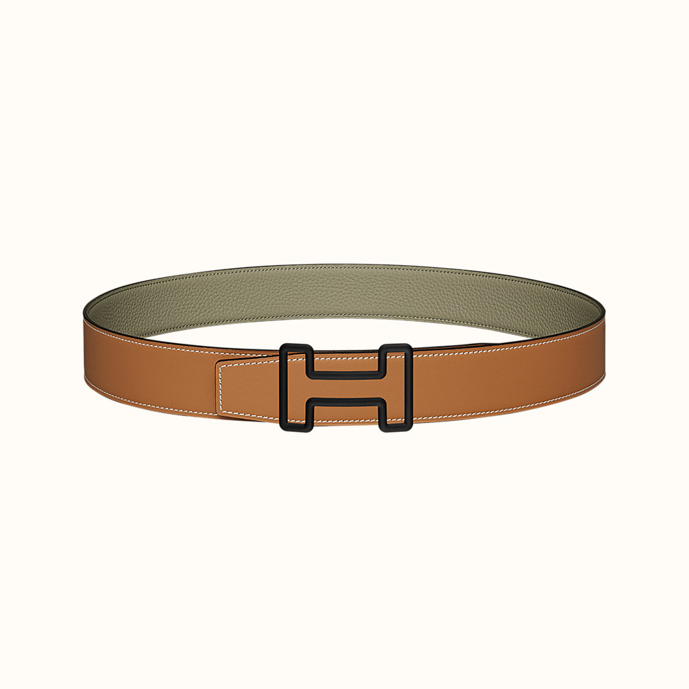Reversible leather strap 38 mm 