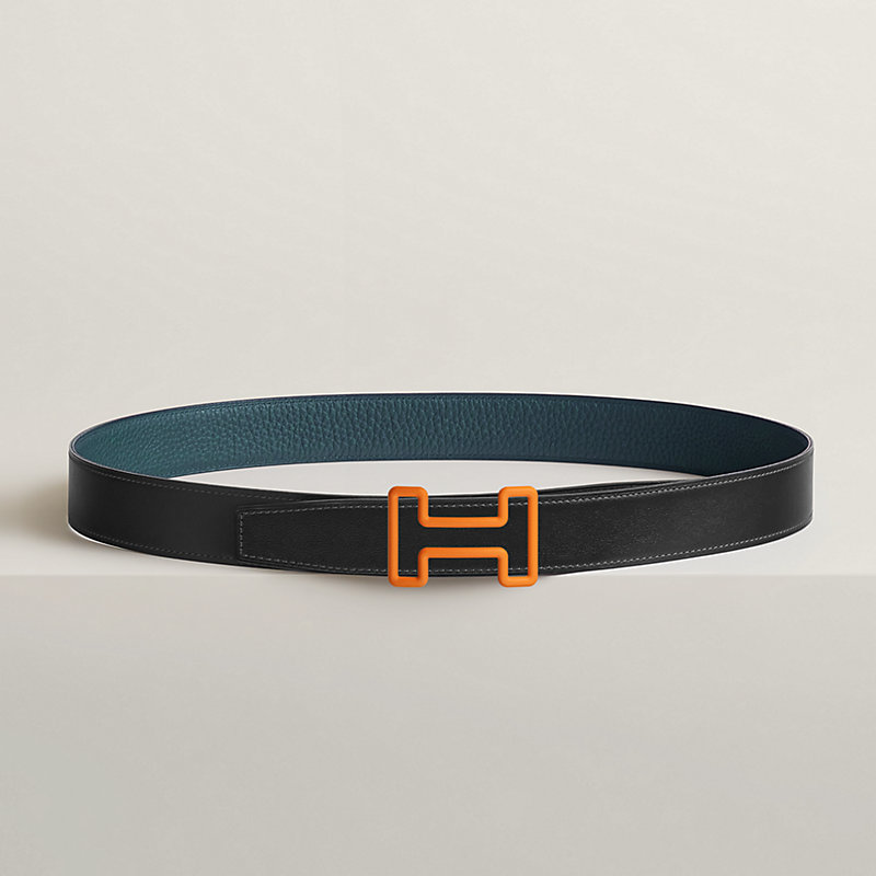 Tonight Color belt buckle & Reversible leather strap 32 mm