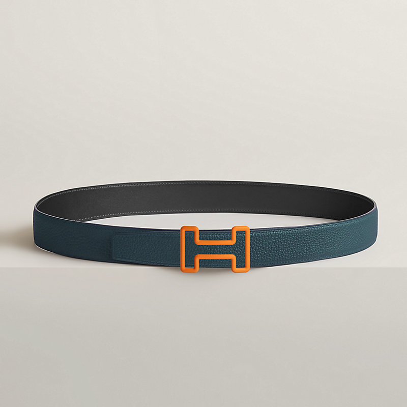 Tonight Color belt buckle & Reversible leather strap 32 mm