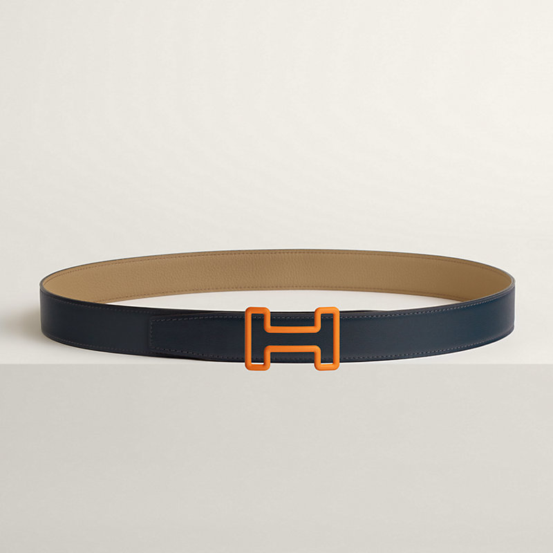 Tonight Color belt buckle & Reversible leather strap 32 mm