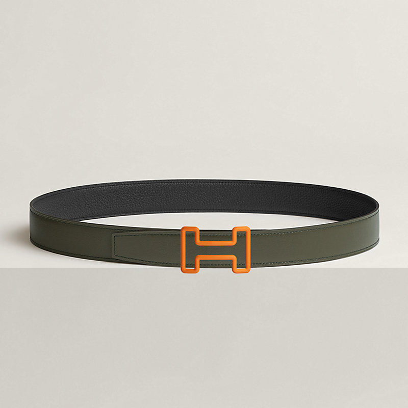 Tonight Color belt buckle & Reversible leather strap 32 mm
