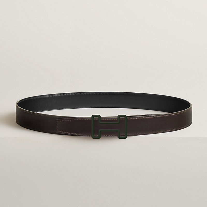Tonight Color belt buckle & Reversible leather strap 32 mm