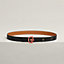 Tonnerre Laquee belt buckle & Hermès sur Mer reversible leather strap 24&nbsp;mm, view 1 of 3