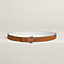 Tonnerre Laquee belt buckle & Reversible leather strap 24 mm, View: , view 1 of 3
