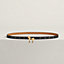Tornade belt buckle & Hermès sur Mer reversible leather strap 13 mm, view 1 of 3