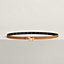 Tornade belt buckle & Hermès sur Mer reversible leather strap 13 mm, view 2 of 2