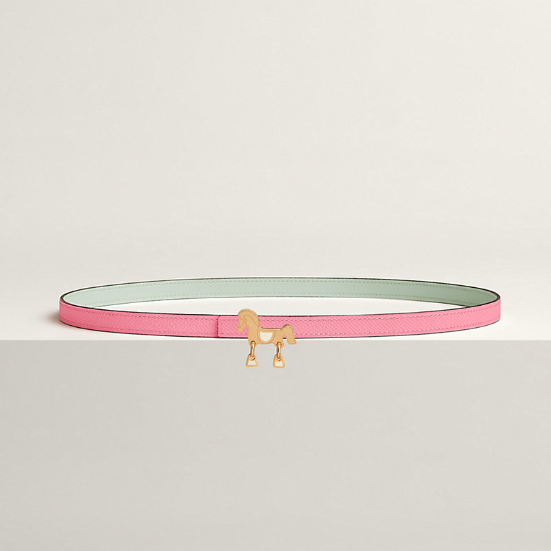 Tornade belt buckle & Reversible leather strap 13 mm