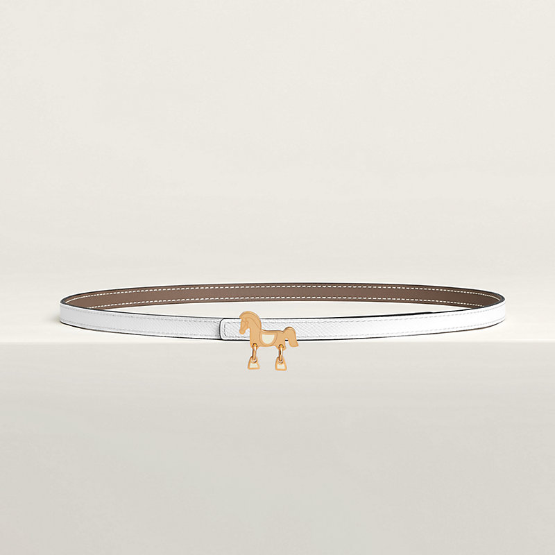 Tornade belt buckle & Reversible leather strap 13 mm