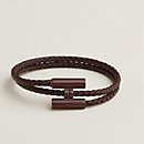 View: front, Tournis Tresse So Brown bracelet