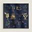 Tous en Selle Exceptional embroidered scarf 90, View: Flat, flat, view 1 of 6