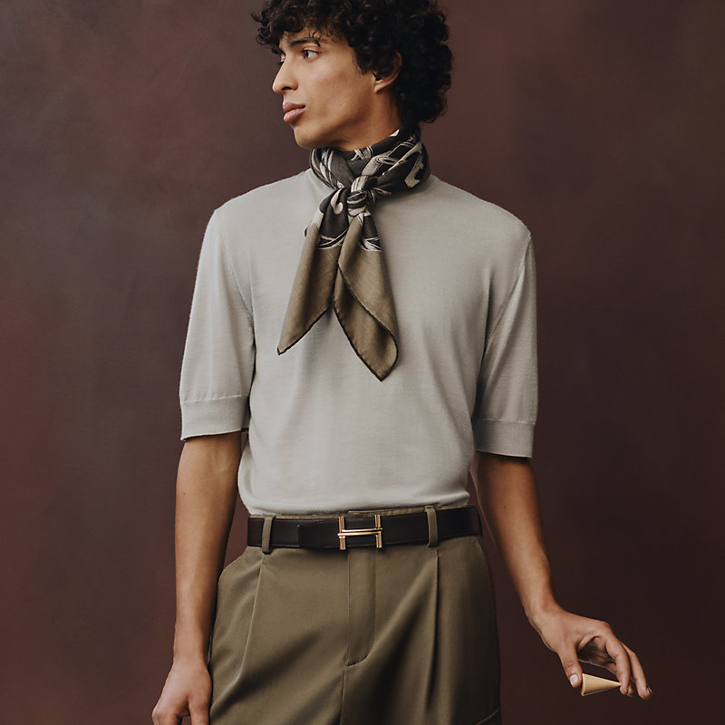 Traverse belt buckle & Reversible leather strap 38&nbsp;mm