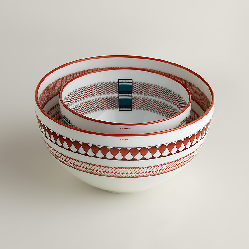 Tressages Equestres bowl, large model