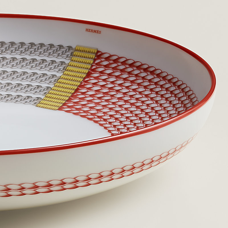 Tressages Equestres hollow plate, large model