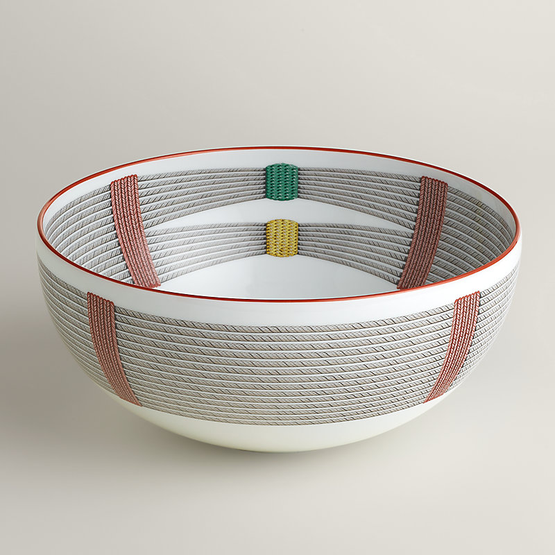 Tressages Equestres salad bowl, large model