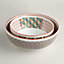View: front, Tressages Equestres salad bowl, medium model