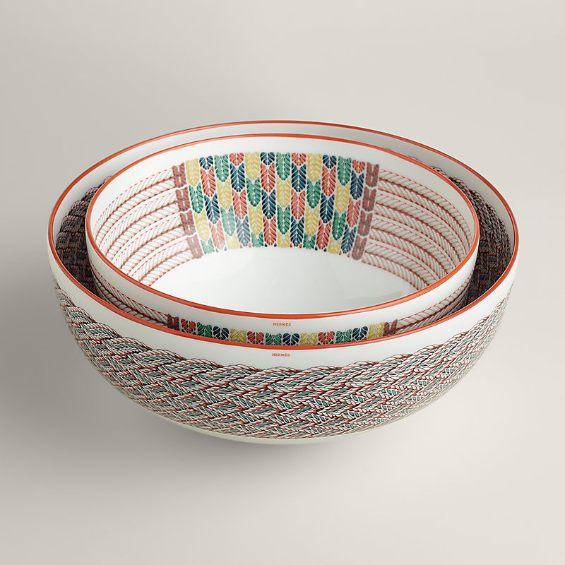 Tressages Equestres salad bowl, medium model