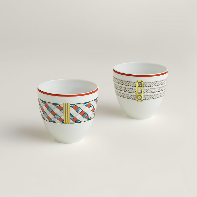 Tressages Equestres set of 2 tumblers, small model