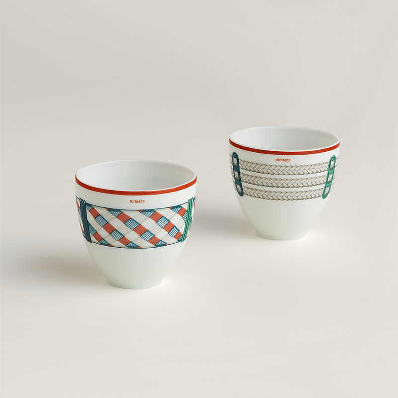 Tressages Equestres set of 2 tumblers, small model