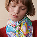 View: Worn, Trio Loupe scarf 90 ring