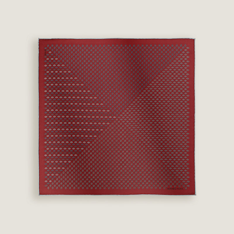 Trois Petits Maillons pocket square 45