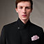 Trois Petits Maillons pocket square 45, view 2 of 3