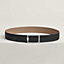 Tube H belt buckle & Reversible leather strap 38&nbsp;mm, View: , view 2 of 3