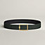 Tube H belt buckle & Reversible leather strap 38&nbsp;mm, view 1 of 3