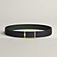 Tube H belt buckle & Reversible leather strap 38&nbsp;mm, view 2 of 3