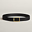 View: , Tube H belt buckle & Reversible leather strap 38 mm
