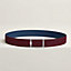 View: , Tube H belt buckle & Reversible leather strap 38 mm