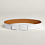 View: , Tube H belt buckle & Reversible leather strap 38 mm