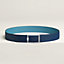 Tube H belt buckle & Reversible leather strap 38 mm, view 2 of 3