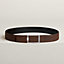 View: , Tube H belt buckle & Reversible leather strap 38 mm