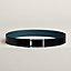 View: , Tube H belt buckle & Reversible leather strap 38 mm