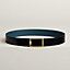 View: , Tube H belt buckle & Reversible leather strap 38 mm