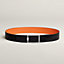 View: , Tube H belt buckle & Reversible leather strap 38 mm