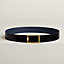 View: , Tube H belt buckle & Reversible leather strap 38 mm