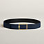 View: , Tube H belt buckle & Reversible leather strap 38 mm