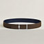 View: , Tube H belt buckle & Reversible leather strap 38 mm
