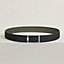 View: , Tube H belt buckle & Reversible leather strap 38 mm