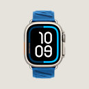 视图: 正面图, Ultra 2表盘 & Apple Watch Hermès Ultra 49毫米单圈En Mer表带