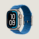 视图: 侧面图, Ultra 2表盘 & Apple Watch Hermès Ultra 49毫米单圈En Mer表带