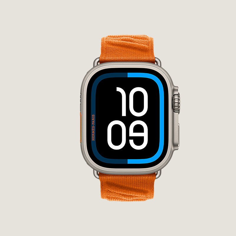 Ultra 3 case & Band Apple Watch Hermès Ultra Single Tour 49 mm En Mer