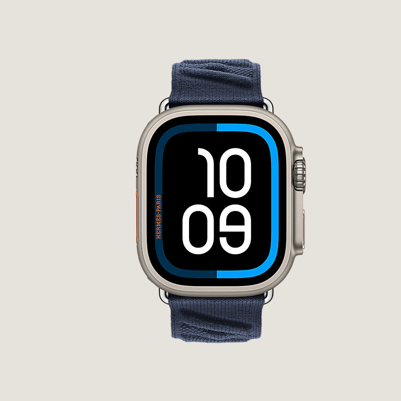 Ultra 3 case & Band Apple Watch Hermès Ultra Single Tour 49 mm En Mer