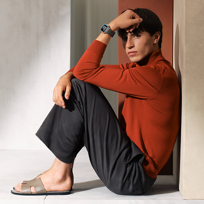 Ultra 3表盘 & Apple Watch Hermès Ultra 49毫米单圈En Mer表带
