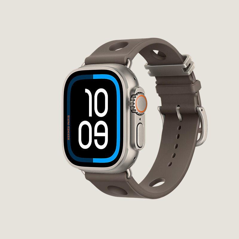 Ultra 4 case & Band Apple Watch Hermès Single Tour 49&nbsp;mm Scub'H Diving, View: side, view 3 of 3